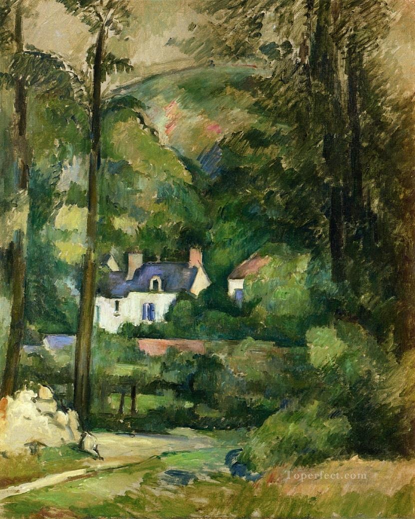 Houses in the Greenery Paul Cezanne Oil Paintings